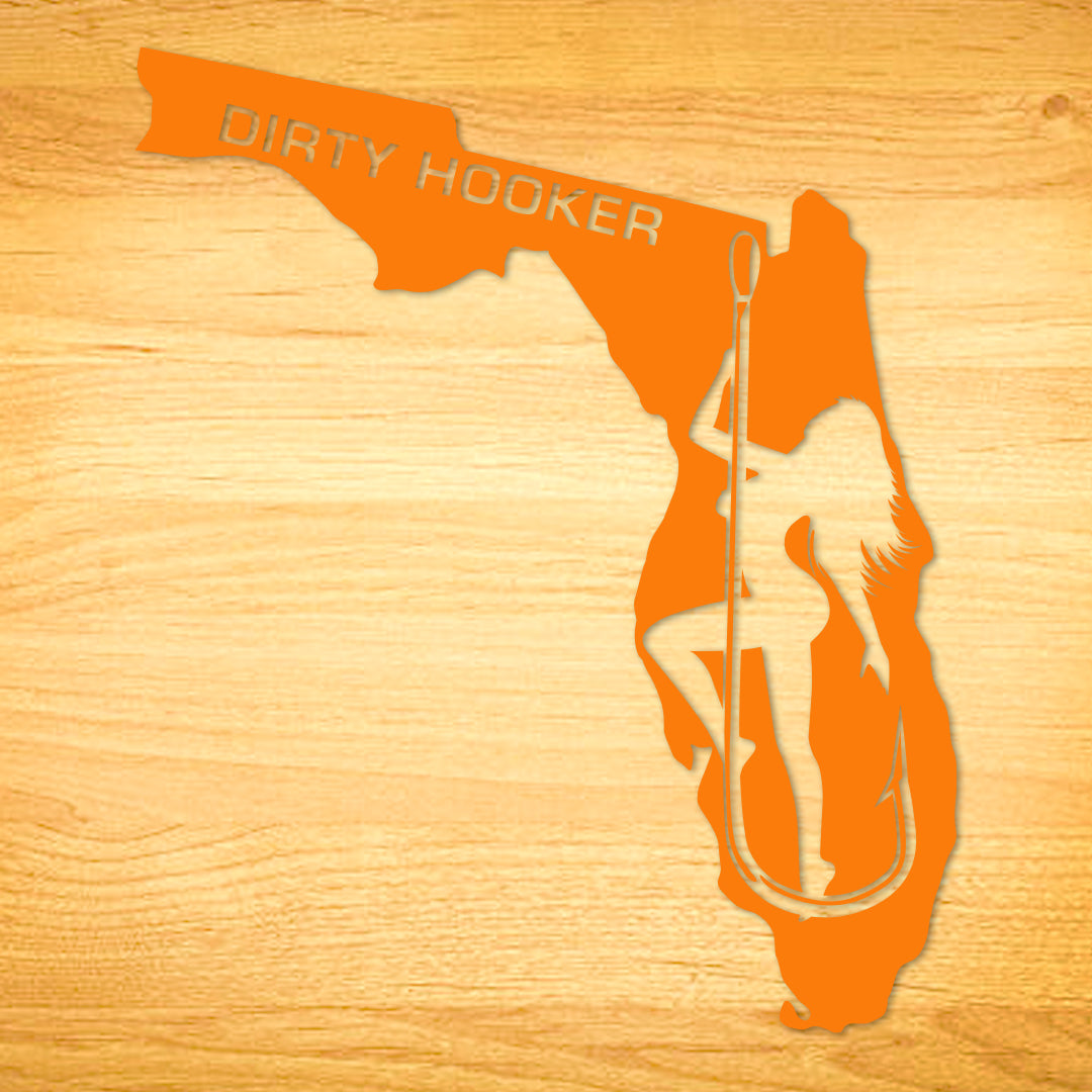 Dirty Hooker Florida Decal